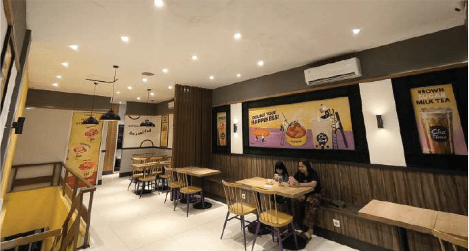 Poster Interior Gerai — Chatime