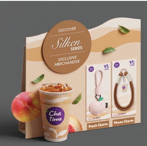 Pop Up Display Merchandise Silken — Chatime