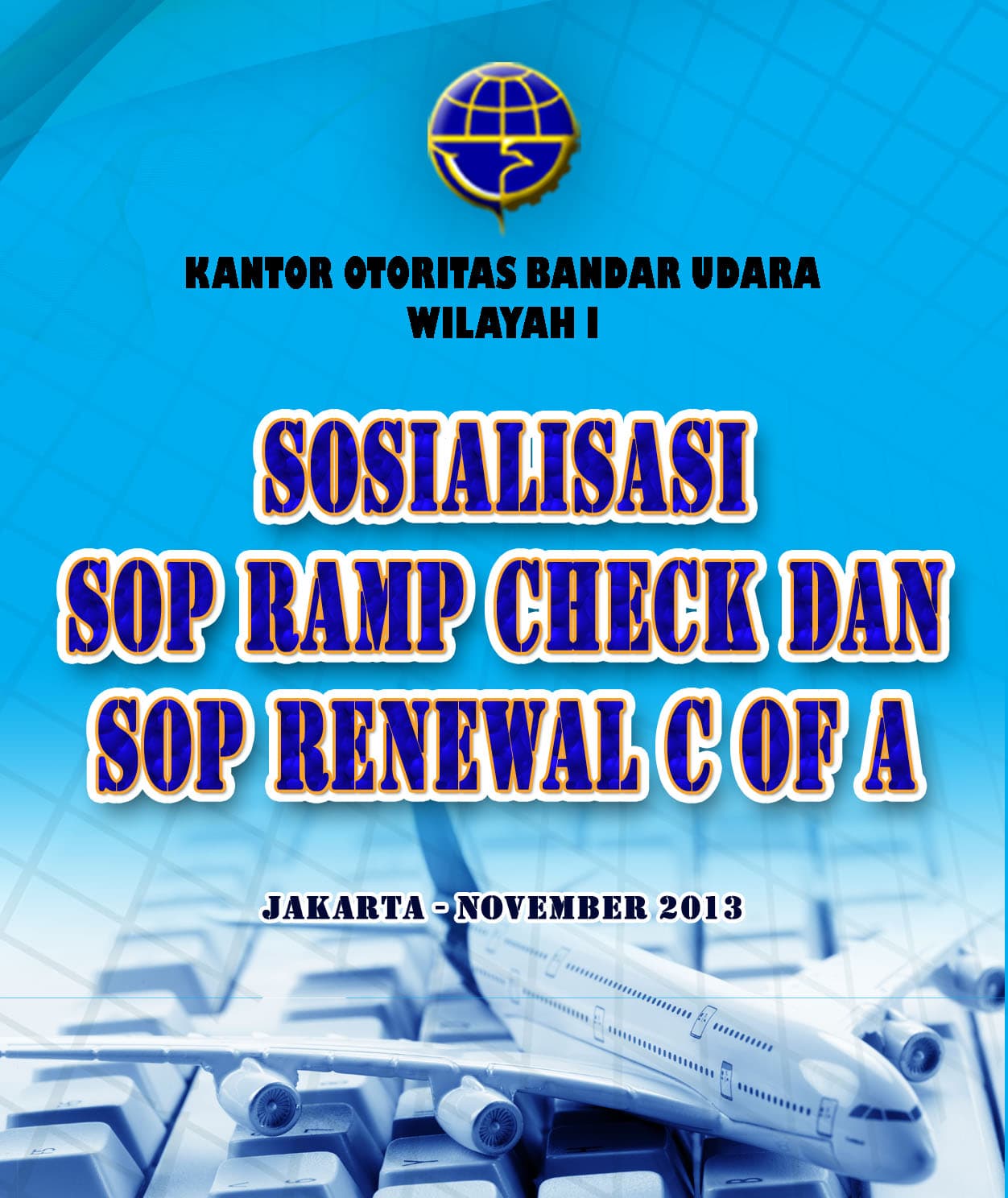 Buku Sosialisasi SOP Ramp Check — Kantor Otoritas Bandar Udara Wilayah I — Kemenhub RI