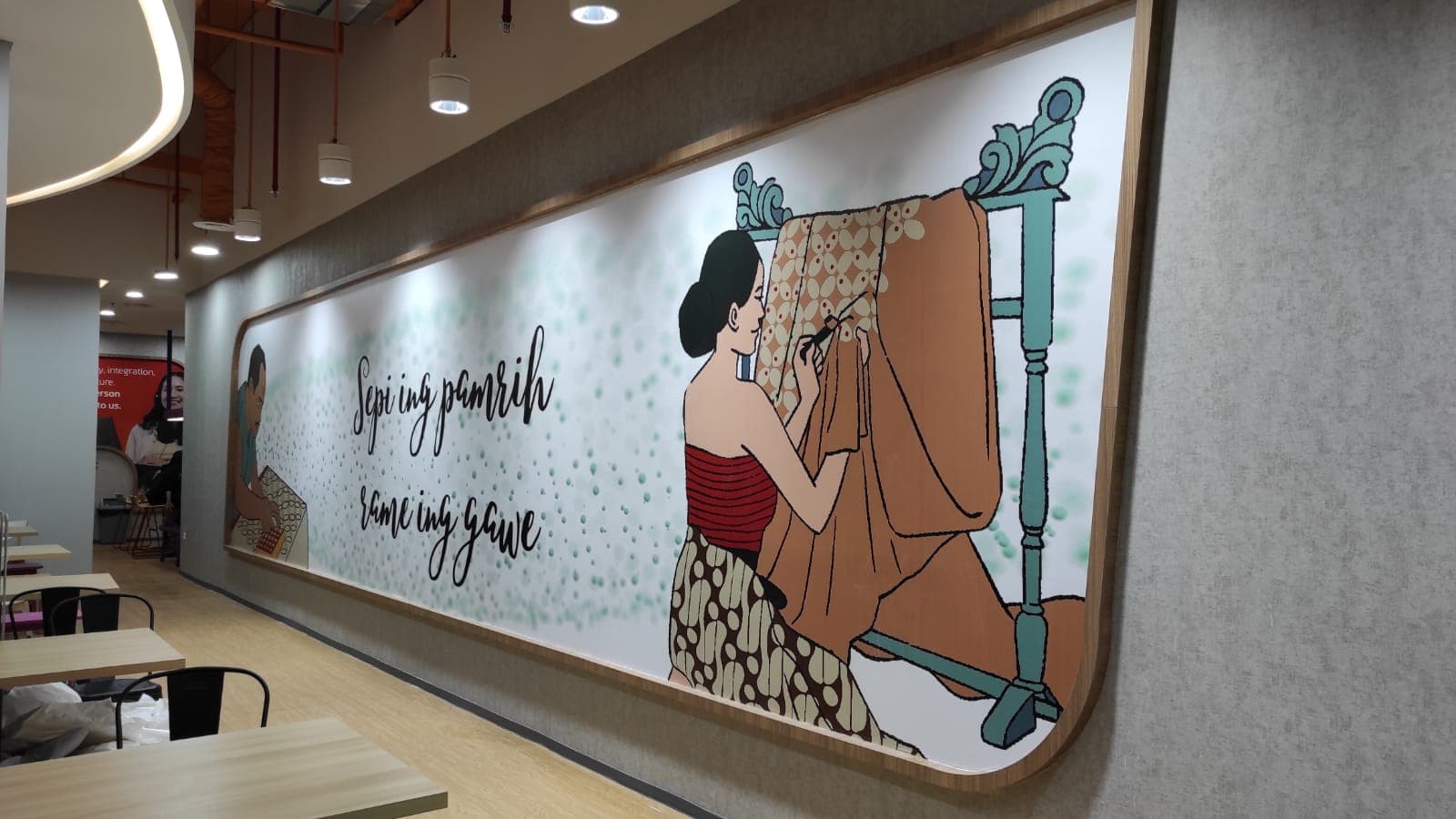 Mural & Sticker Interior Kantor — Teleperformance