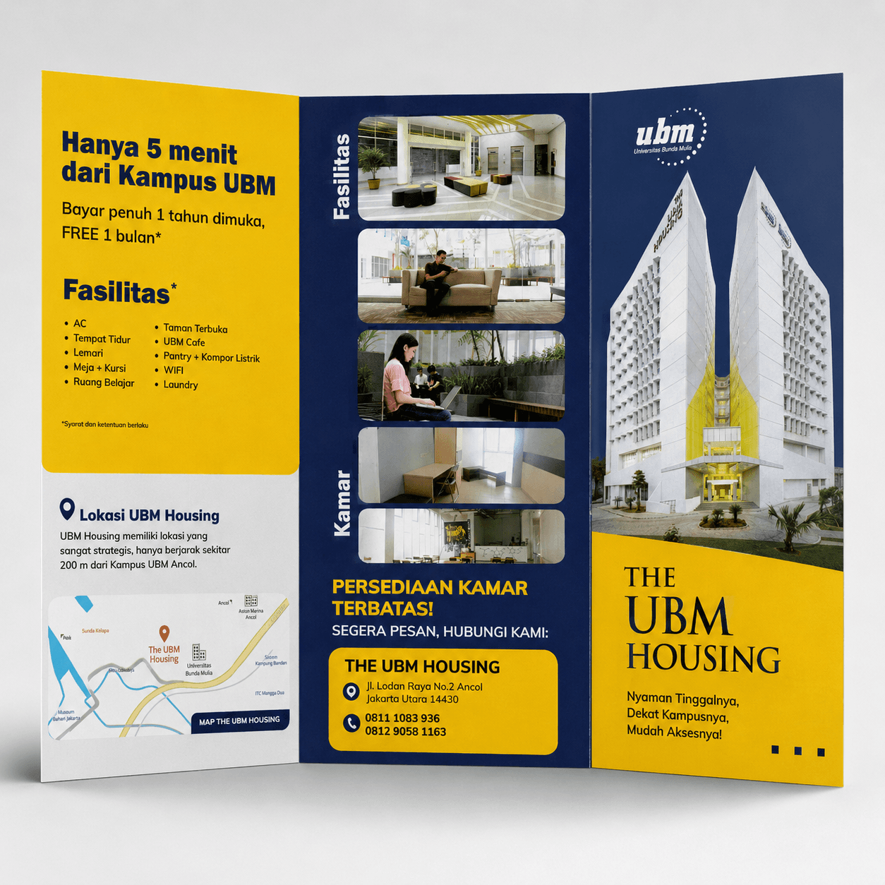 Brosur The UBM Housing — UBM (Universitas Bunda Mulia)